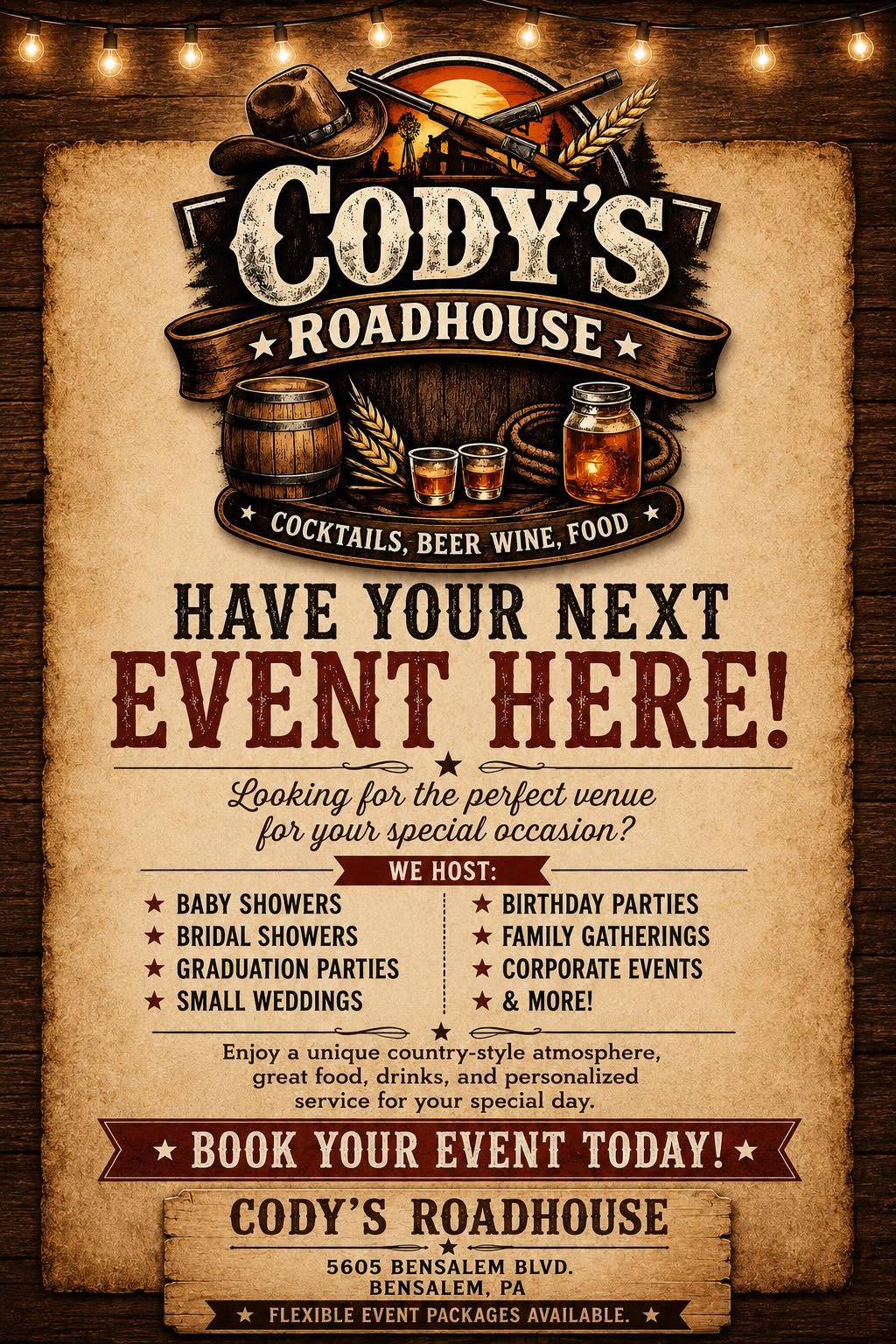 An event poster.