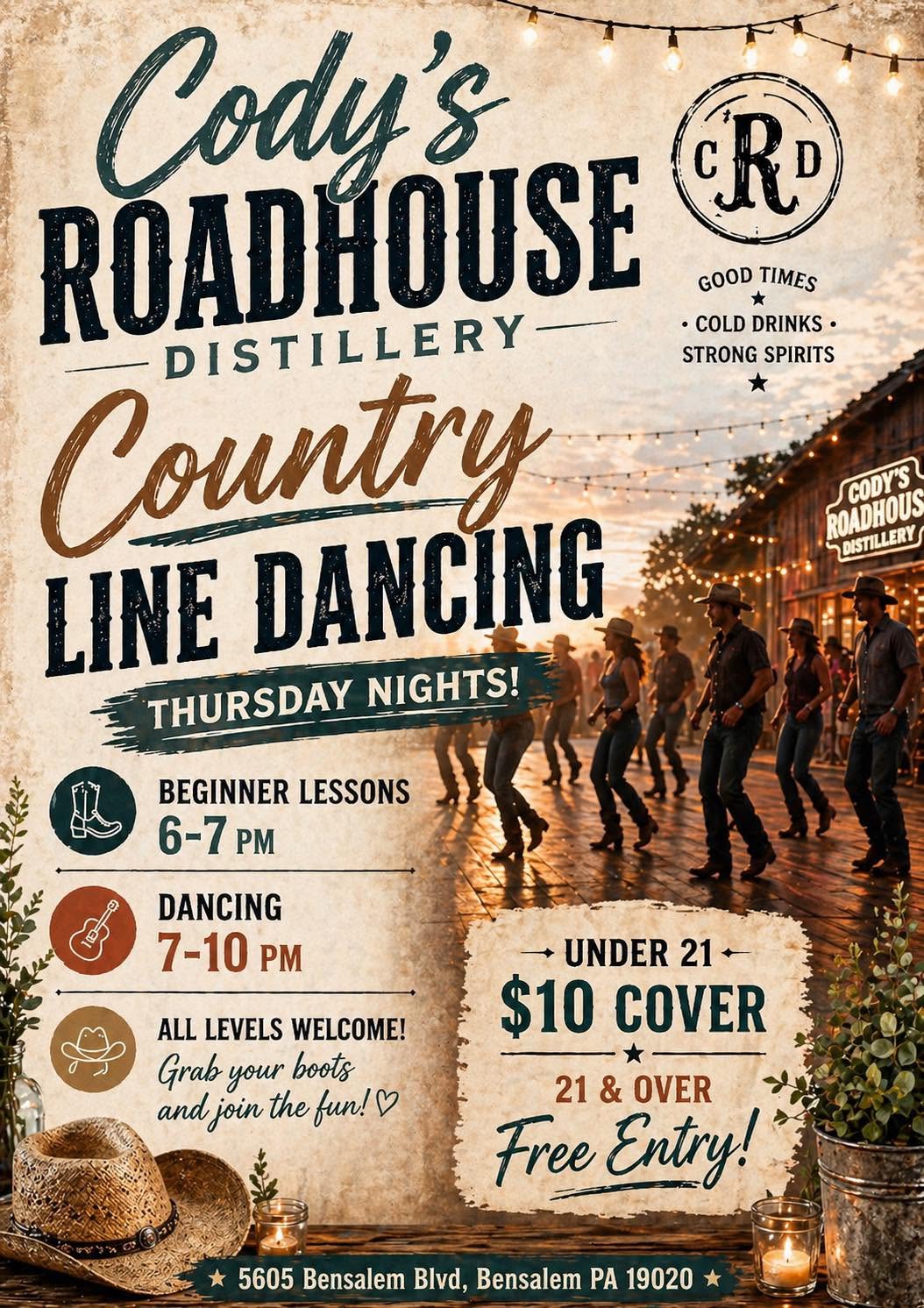 An event poster